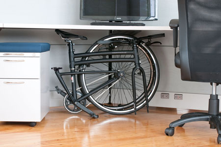 Montague Boston Folding Bike in Office