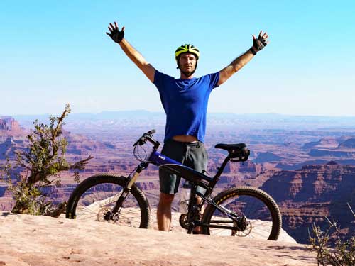 Riding Moab on a Montague Folding Bike