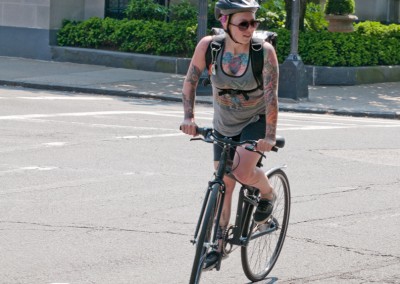 Montague Boston 8 folding bike riding