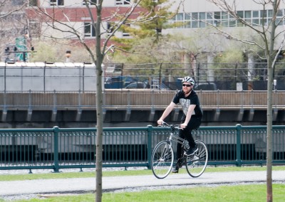 2015 Montague Crosstown folding bike riding