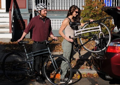 2015 Montague Crosstown folded for car trunk