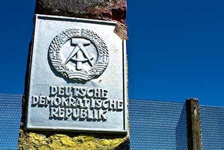 Sign on Iron Curtain Trail