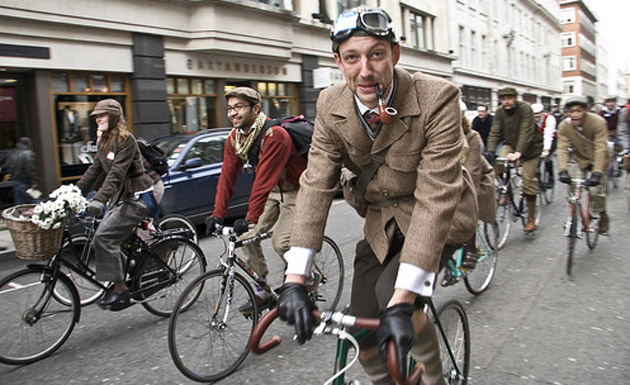 Would you dress in Tweed for a bike rally?