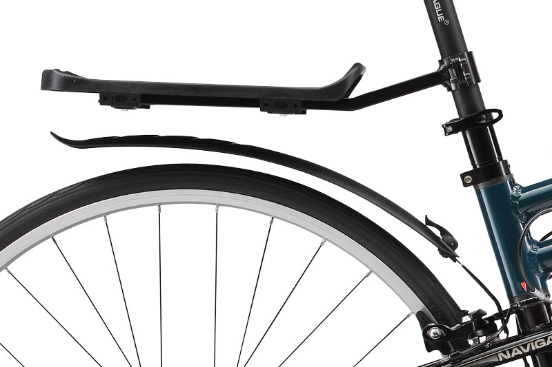 Navigator rear rack and fenders closeup