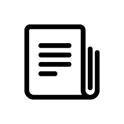 Folding Bike Press Clippings Icon