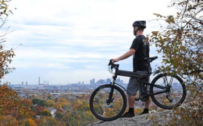 A Note on COVID-19 and Social Distancing by Bike