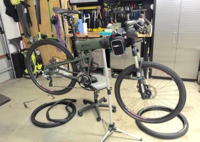 Roger Cave Getting ready his Montague Paratrooper to play in the dirt this weekend