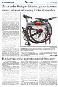 The Trucker Newspaper Montague Article